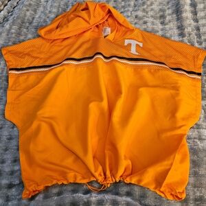 Hanes Orange Women's Top with Hood